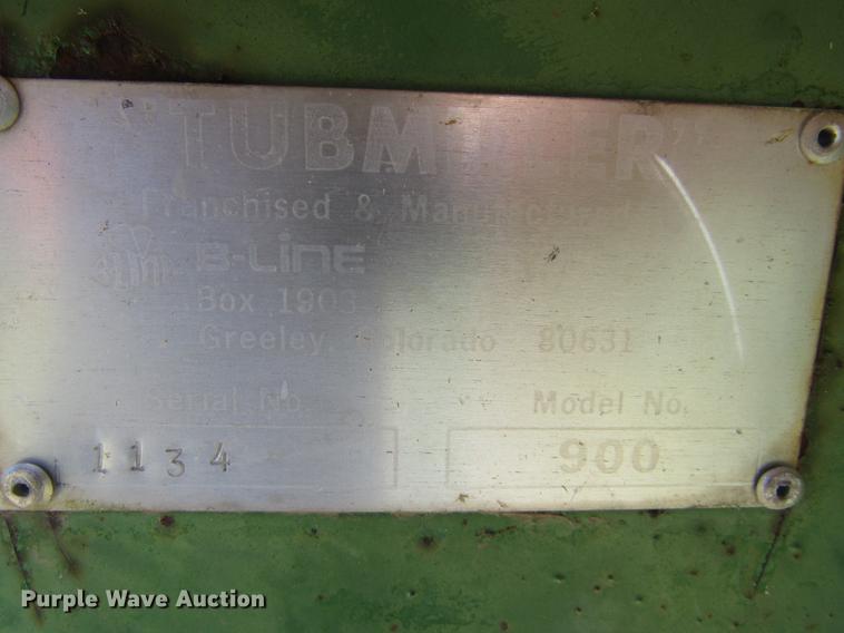 image for item DD5741 Tubmiller 900 bale processor