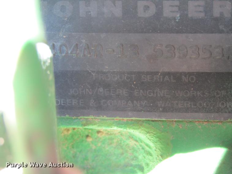 image for item DD5745 1977 John Deere 4630 tractor