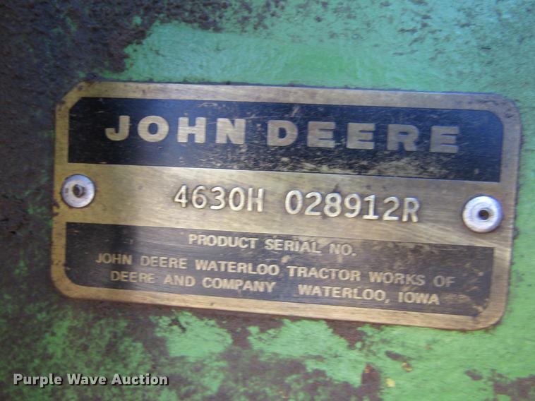 image for item DD5745 1977 John Deere 4630 tractor
