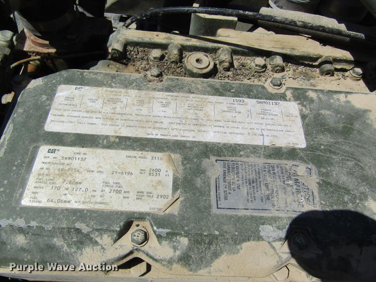 image for item DD8491 1993 Am General M35A3 flatbed truck