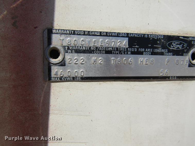 image for item DD8492 1979 Ford silage truck