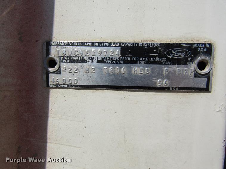 image for item DD8492 1979 Ford silage truck