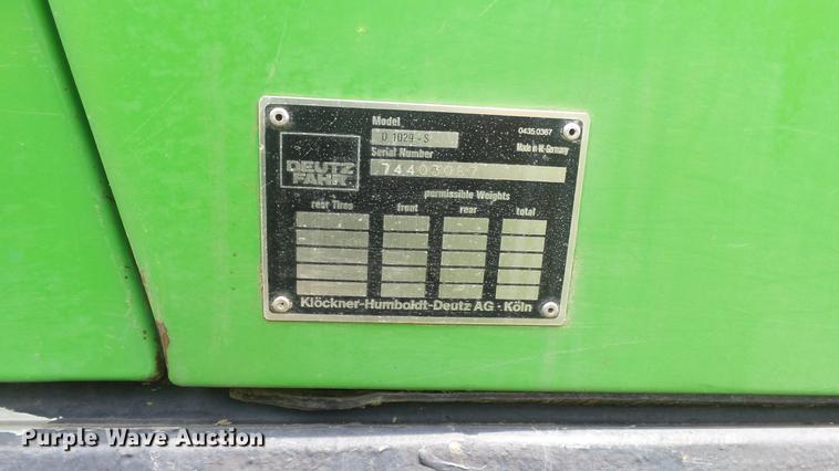 image for item DE7114 1986 Deutz Allis 7120 tractor