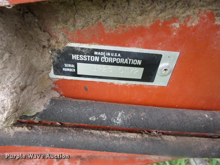 image for item EI9838 Hesston BP25 bale processor