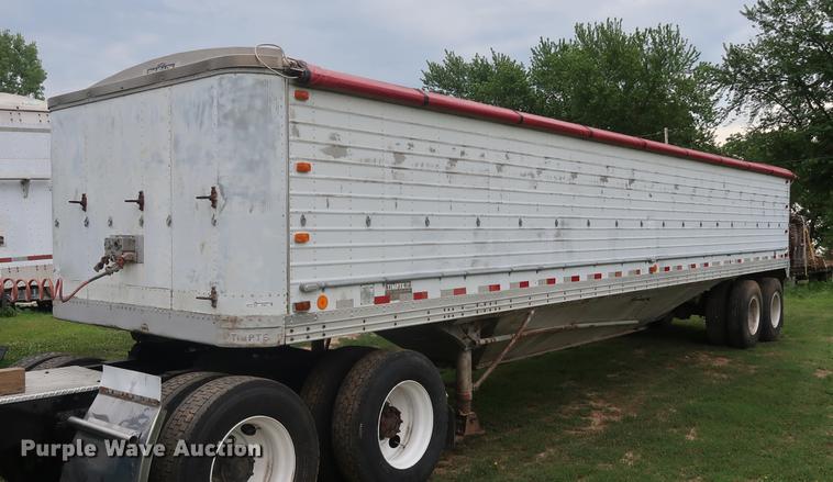 image for item EP9417 1974 Timpte double hopper bottom grain trailer