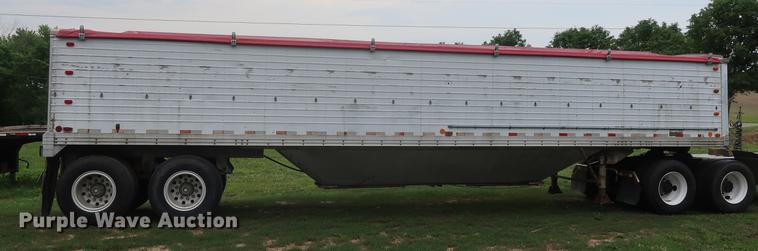 image for item EP9417 1974 Timpte double hopper bottom grain trailer