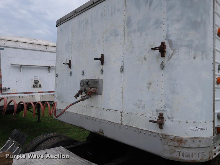 image for item EP9417 1974 Timpte double hopper bottom grain trailer