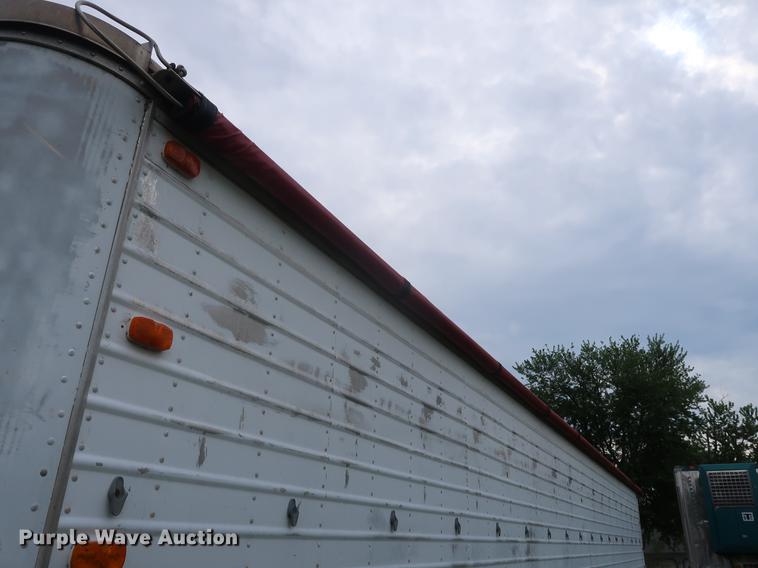 image for item EP9417 1974 Timpte double hopper bottom grain trailer