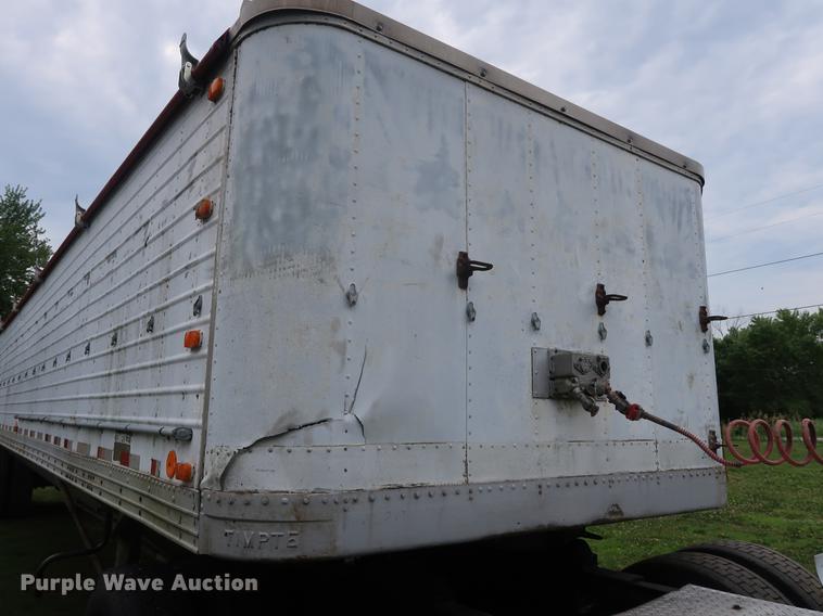 image for item EP9417 1974 Timpte double hopper bottom grain trailer