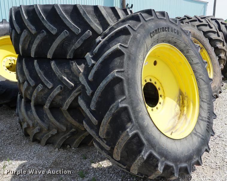 image for item ES9773 (4) 650/65R38 flotation tires and wheels