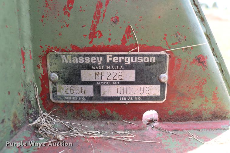image for item EX9779 Massey Ferguson MF226 blade