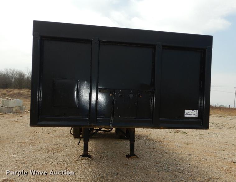 image for item DC0399 1991 Ranco M871 flat bed trailer