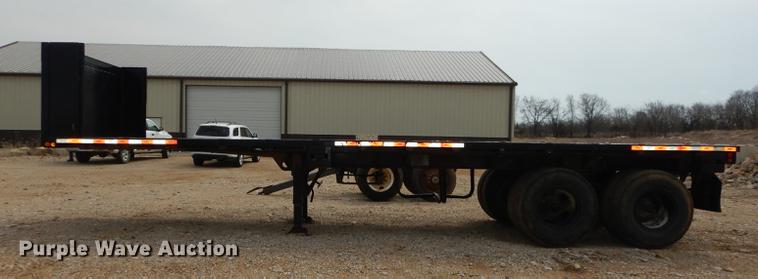 image for item DC0399 1991 Ranco M871 flat bed trailer