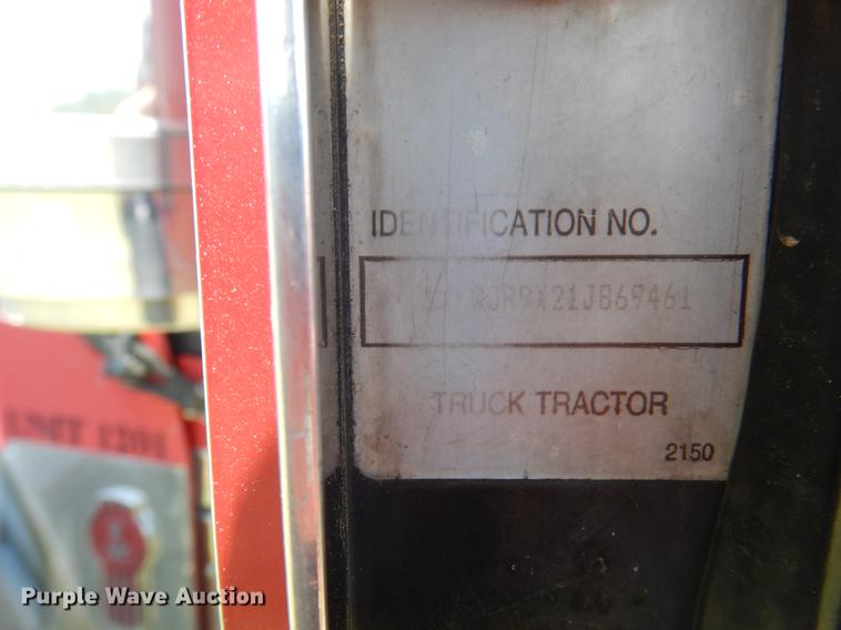 image for item DC5957 2001 Kenworth W900 semi truck