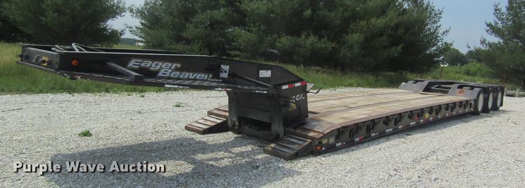 image for item DD8509 2002 Eager Beaver 50GSL lowboy equipment trailer