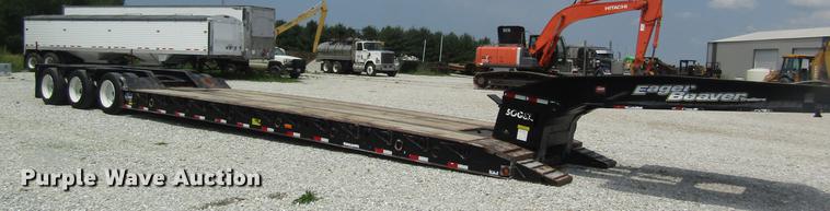 image for item DD8509 2002 Eager Beaver 50GSL lowboy equipment trailer