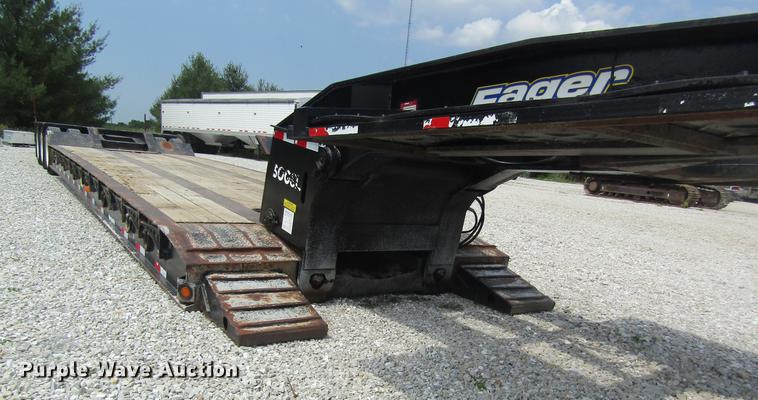 image for item DD8509 2002 Eager Beaver 50GSL lowboy equipment trailer