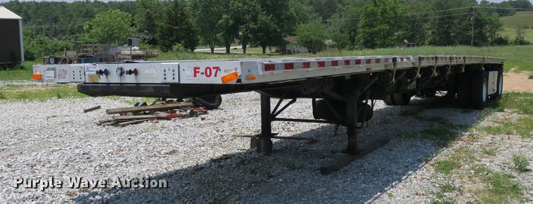 image for item DE3725 2004 Transcraft Eagle W2 flatbed trailer