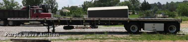 image for item DE3725 2004 Transcraft Eagle W2 flatbed trailer