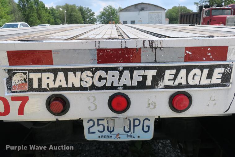 image for item DE3725 2004 Transcraft Eagle W2 flatbed trailer