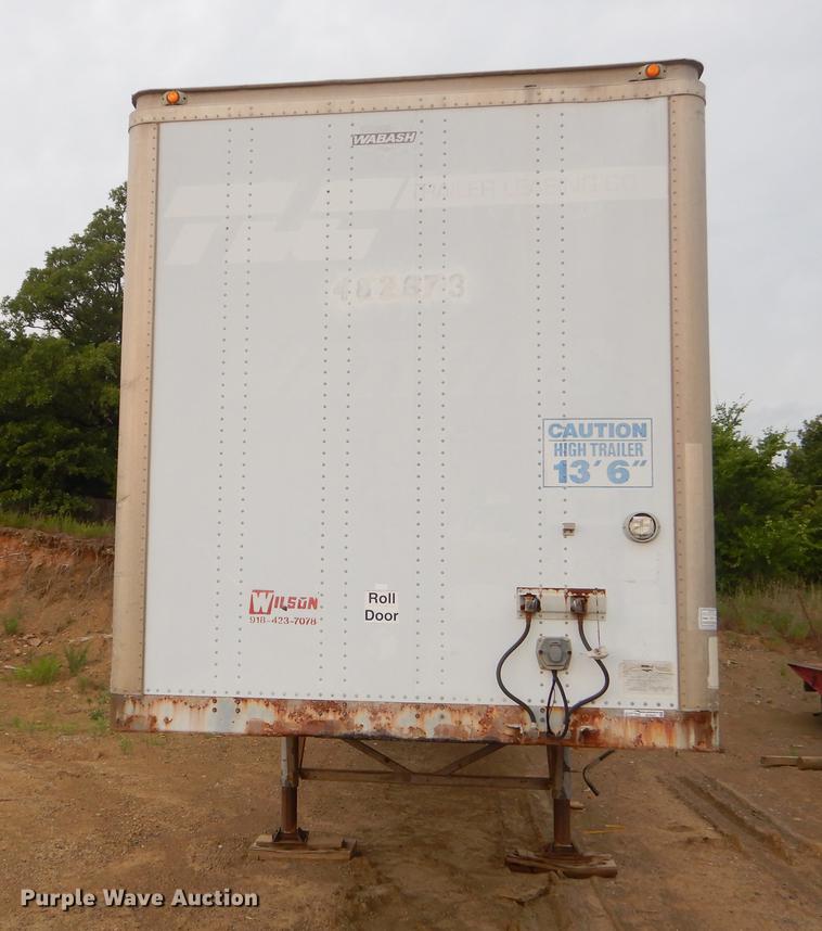 image for item EK9503 1995 Wabash SA-102CW dry van trailer