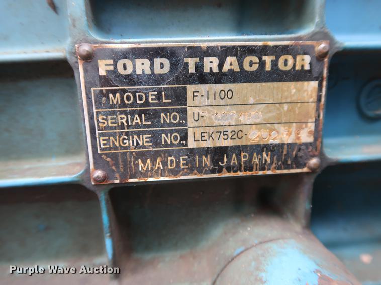 image for item AT9235 Ford F1100 tractor