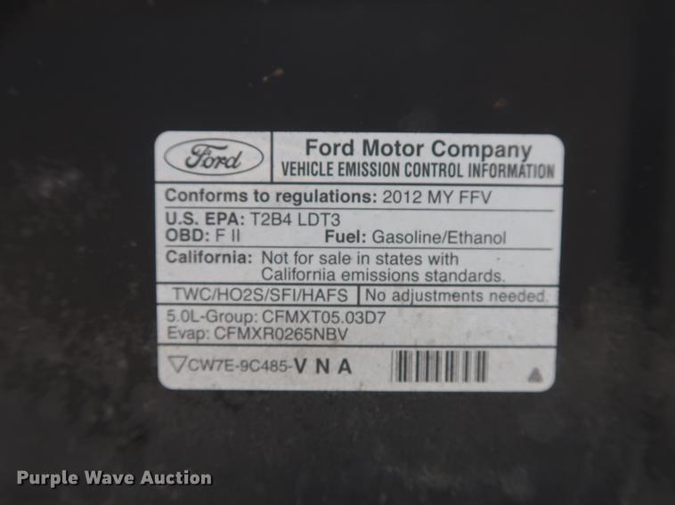 image for item AX9021 2012 Ford F150 SuperCab pickup truck