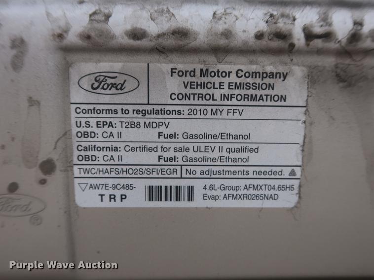 image for item AX9024 2010 Ford E250 van