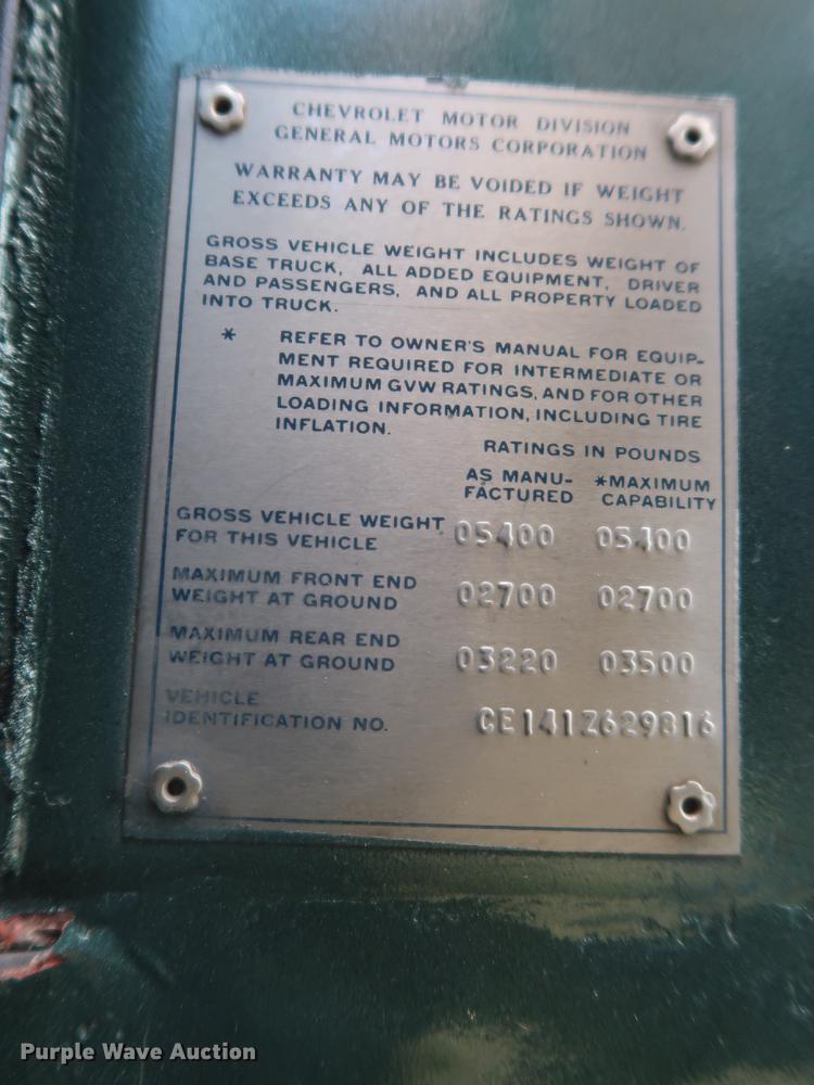 image for item AX9026 1971 Chevrolet Cheyenne 10 pickup truck