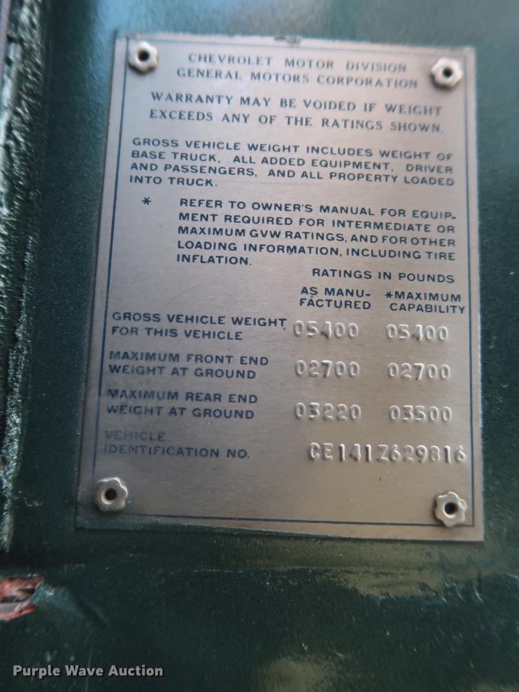 image for item AX9026 1971 Chevrolet Cheyenne 10 pickup truck