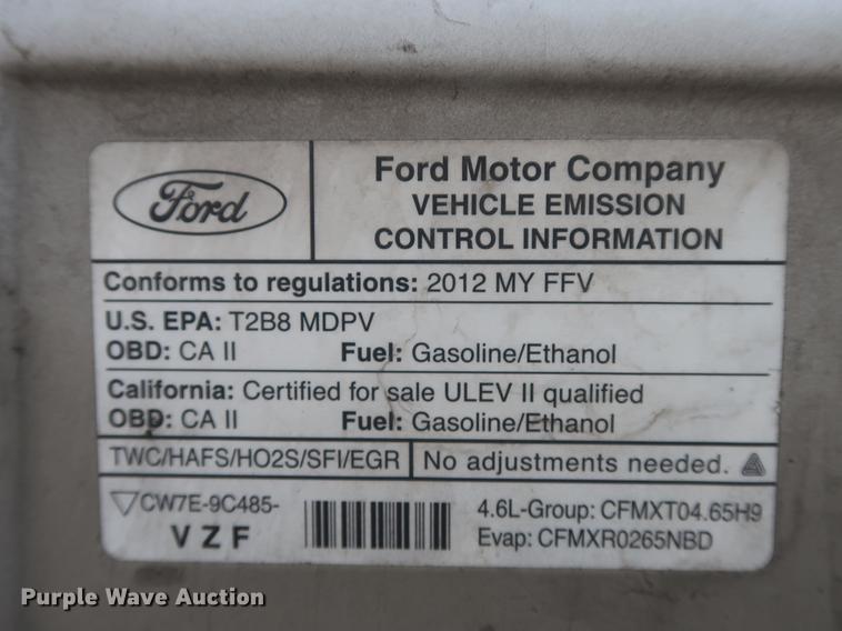 image for item AX9027 2012 Ford Econoline E250 van