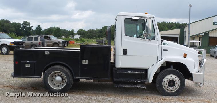 image for item DB7114 2004 Freightliner FL70 flatbed truck
