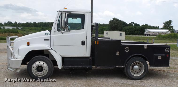 image for item DB7114 2004 Freightliner FL70 flatbed truck