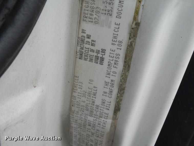 image for item DB7114 2004 Freightliner FL70 flatbed truck