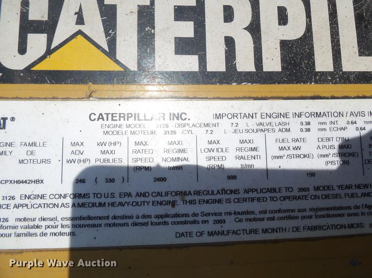 image for item DB7114 2004 Freightliner FL70 flatbed truck