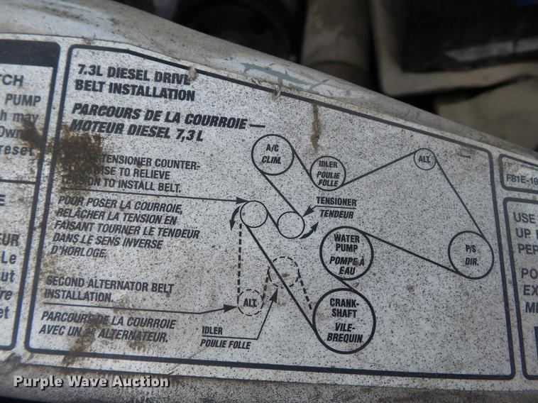 image for item DB7115 1999 Ford F550 Super Duty utility truck