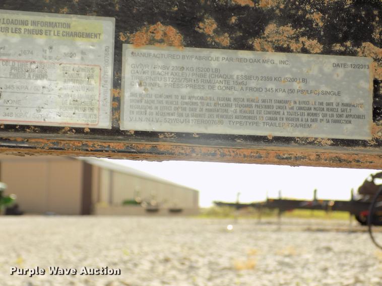 image for item DB8704 2014 Finish line UST3 8.514 utility trailer