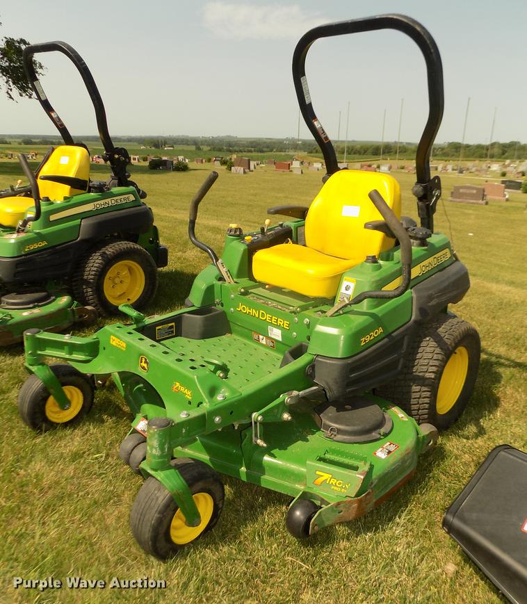 image for item DB8716 2012 John Deere Z920A ZTR lawn mower