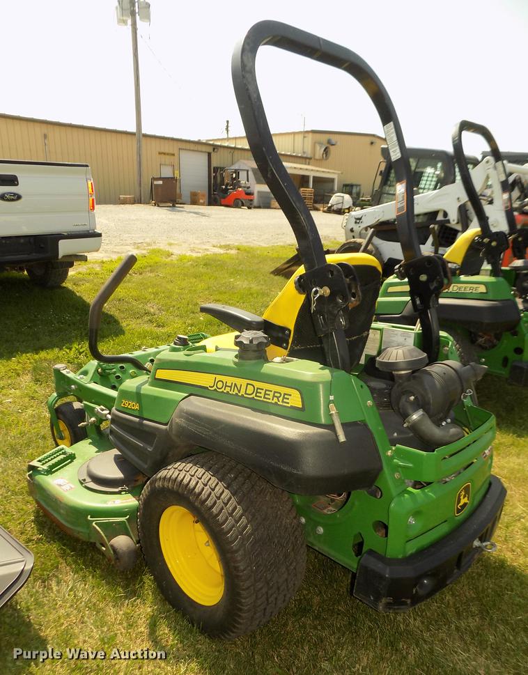 image for item DB8716 2012 John Deere Z920A ZTR lawn mower