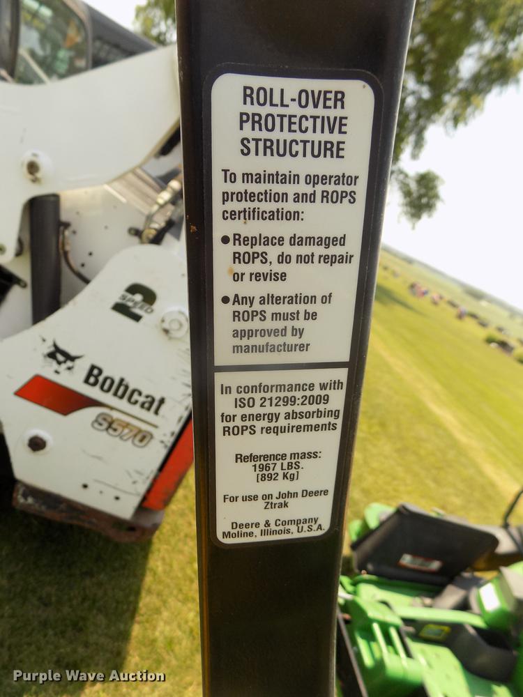 image for item DB8716 2012 John Deere Z920A ZTR lawn mower