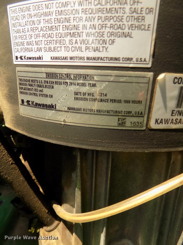 image for item DB8717 2014 John Deere Z950R ZTR lawn mower