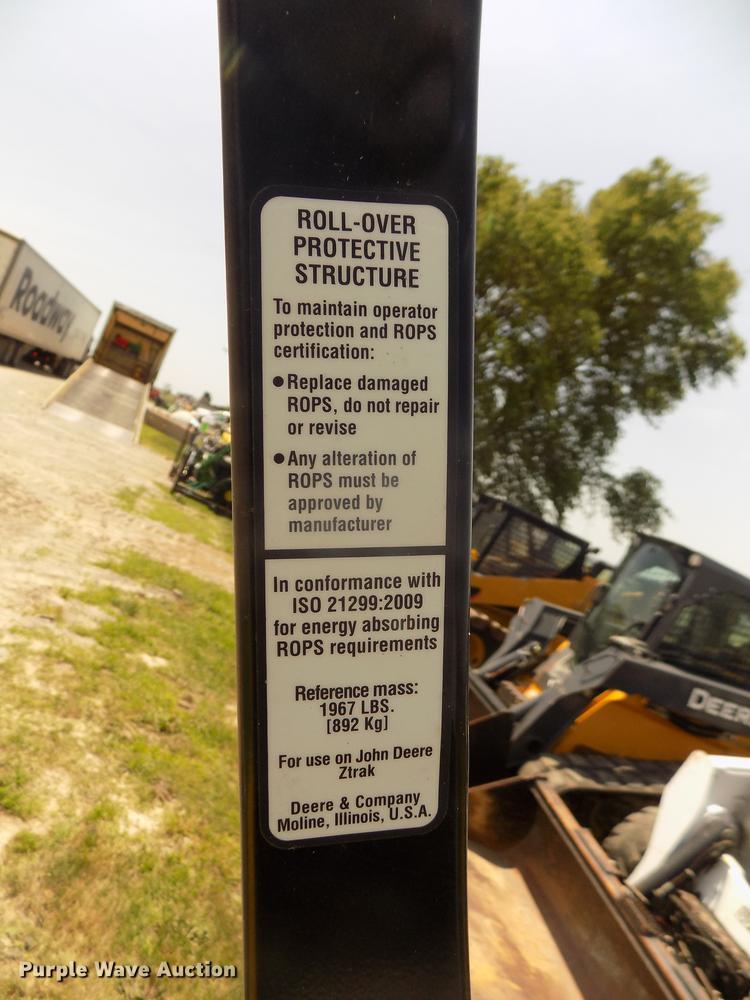 image for item DB8718 2012 John Deere Z950A ZTR lawn mower