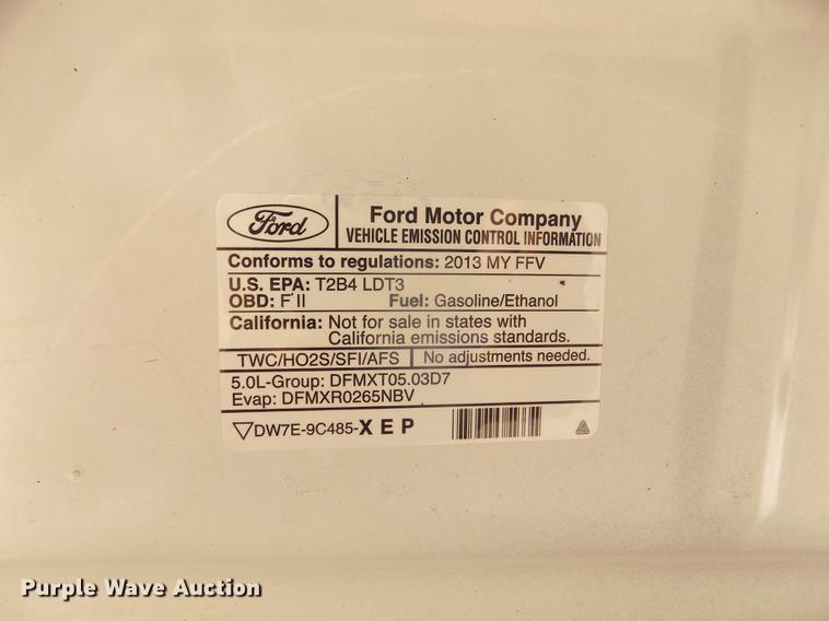 image for item DB8720 2013 Ford F150 STX SuperCab pickup truck