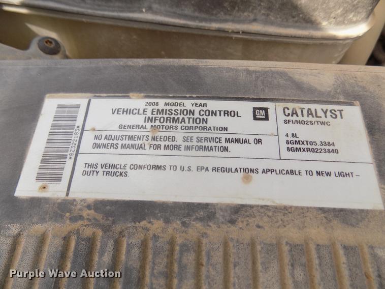 image for item DB8722 2008 Chevrolet Silverado 1500 pickup truck