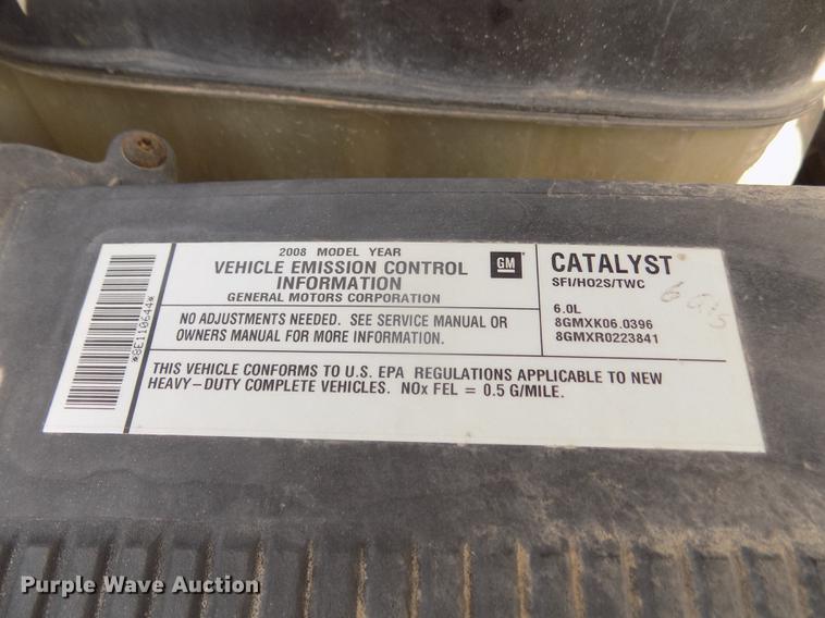 image for item DB8724 2008 Chevrolet Silverado 2500HD pickup truck