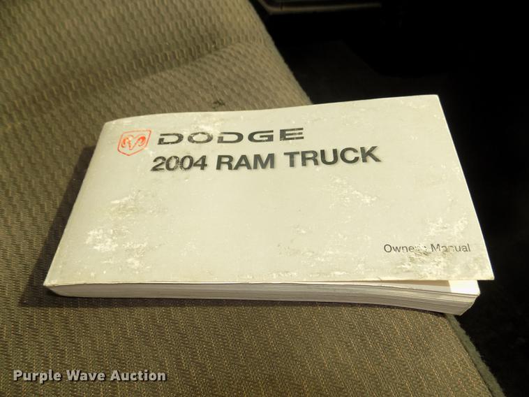 image for item DB8725 2004 Dodge Ram 2500 pickup truck
