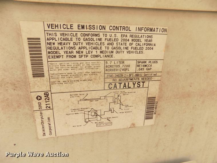 image for item DB8725 2004 Dodge Ram 2500 pickup truck