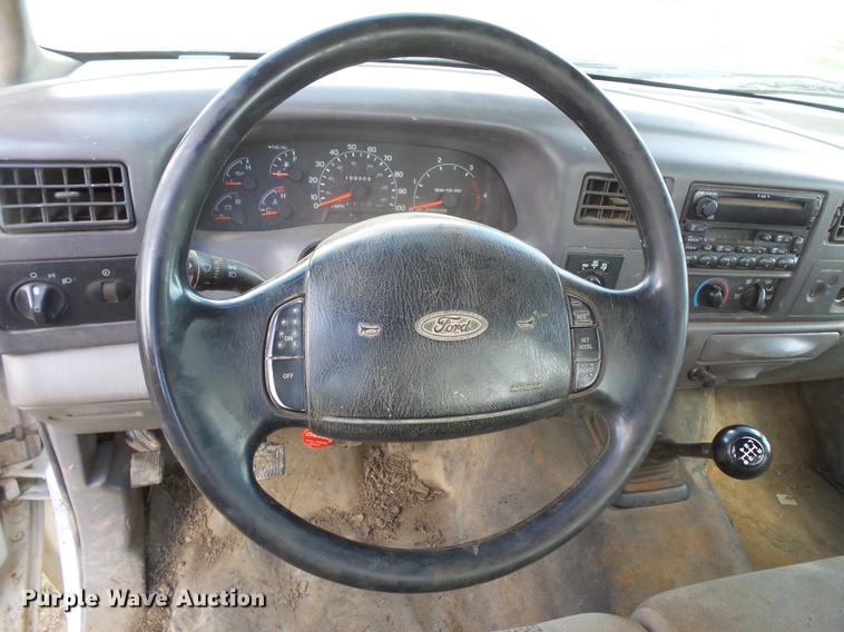 image for item DC4718 2001 Ford F350 Super Duty utility bed pickup truck with Jessen pump hoist