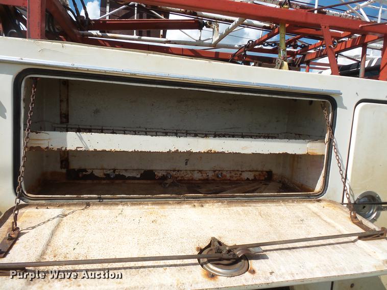 image for item DC4718 2001 Ford F350 Super Duty utility bed pickup truck with Jessen pump hoist