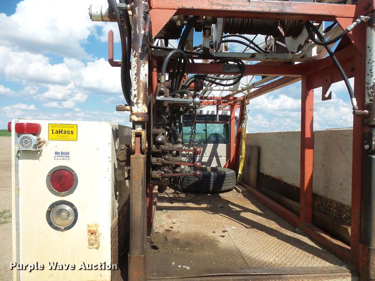 image for item DC4718 2001 Ford F350 Super Duty utility bed pickup truck with Jessen pump hoist